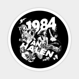 1984 Van Halen Classic Band Magnet